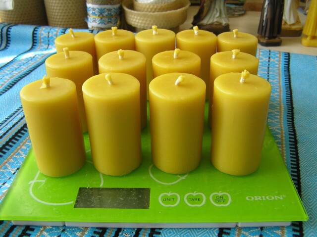 Votive Candles , Candles Votives Beeswax Votive Candle 24 Catholic Pure Beeswax Prayer - image 1