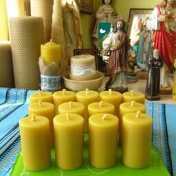 Votive Candles , Candles Votives Beeswax Votive Candle 24 Catholic Pure Beeswax Prayer - thumbnail 4