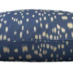 Brunshwig & Fils Les Touches Reverse Blue Cushion Cover Pillow Double Sided - thumbnail 3