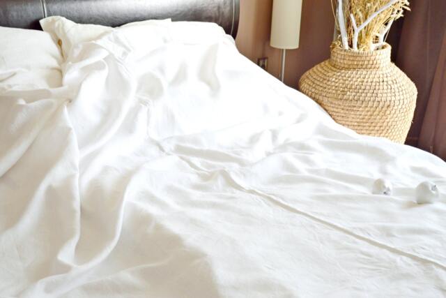 Heavy Linen Bed Cover, Summer Blanket, King Queen Size - image 1