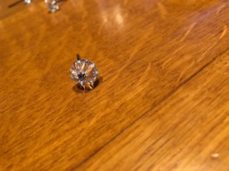 Nails For Rosettes , Spare Parts Mirrors, With Glass Head