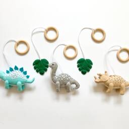Dinosaur Baby Gym, Play Monstera Gym Toy, Mountain Toy, Hanging Toys, Dinosaur Nursery Decor, Montessori Toys, Baby Shower - thumbnail 4