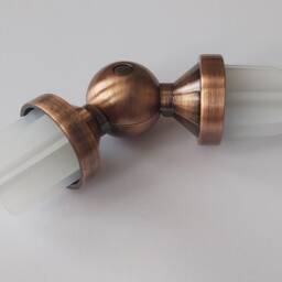 Antique Copper Curtain Pole Connector For 16 Mm Or 25 Diameter Curtain Poles - Pack Of 1 - thumbnail 3