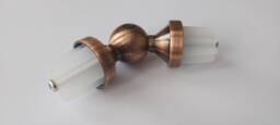 Antique Copper Curtain Pole Connector For 16 Mm Or 25 Diameter Curtain Poles - Pack Of 1 - thumbnail 1