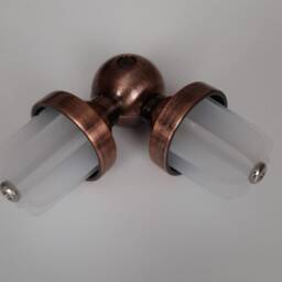 Antique Copper Curtain Pole Connector For 16 Mm Or 25 Diameter Curtain Poles - Pack Of 1 - thumbnail 4