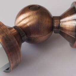 Antique Copper Curtain Pole Connector For 16 Mm Or 25 Diameter Curtain Poles - Pack Of 1 - thumbnail 2