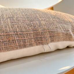 Brown Dot Block Print Mudcloth Hmong Pillow Case - thumbnail 3