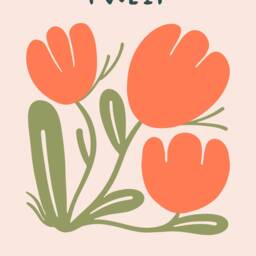 Tulips Flower Market Poster Print - Retro Botanical Wall Art - thumbnail 2