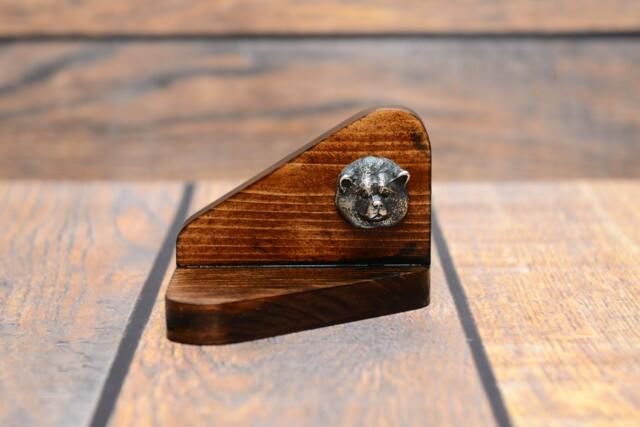 Akita Inu - Wooden Candlestick With Dog, Souvenir, Decoration, Limited Edition, Collection - image 1