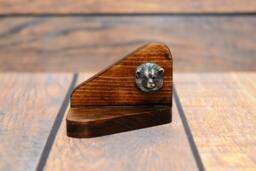 Akita Inu - Wooden Candlestick With Dog, Souvenir, Decoration, Limited Edition, Collection - thumbnail 1