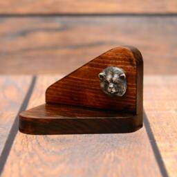 Akita Inu - Wooden Candlestick With Dog, Souvenir, Decoration, Limited Edition, Collection - thumbnail 2