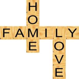 Scrabble Wall Decor - Peel & Stick Wall Decal - Reusable Fabric Material Living Room Vwaq-Ttc3-P - thumbnail 2