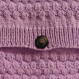 Cushion Cover, Two-Needle Fabric, Acrylic Wool, Lilac Color, Cheerful, Friendly Gift, Unique - thumbnail 3