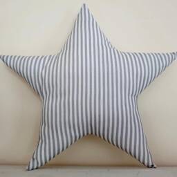 Star Moon Cloud Pillow Nursery Accessories Gender Neutral Grey Pillows Star Moon Decor Cloud Scandinavian - thumbnail 3