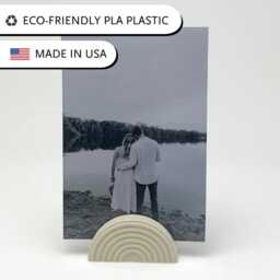 Arch Photo Stand 4x6 Picture Frame Polaroid Picture Frame Photo Display Framed Gift Large Boho Wedding Table Decor - thumbnail 3