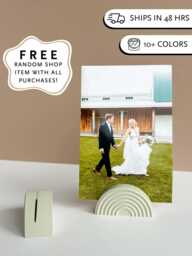 Arch Photo Stand 4x6 Picture Frame Polaroid Picture Frame Photo Display Framed Gift Large Boho Wedding Table Decor - thumbnail 1