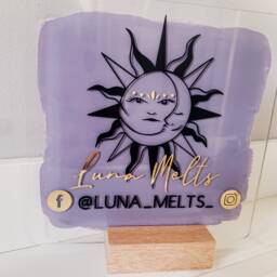 Acrylic Small Business - Logo Sign Hand Painted Personalised Instagram Signage - thumbnail 2
