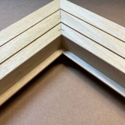 You Choose The Size // Dutch Ripple Picture Frame Unfinished Made To Order Diy - thumbnail 3