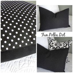 2 Patterns.scroll.polka Dots.pillow Covers.black.white.slipcover.modern.pillow Cover.glamorous.beautiful Slip Covers.pillow Covers - thumbnail 3