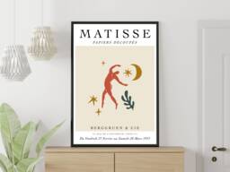 Wall Print Henri Matisse Art Modern Exhibition Abstract - Paper Cutouts Poster A5 A4 A3 Framed - thumbnail 1