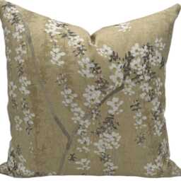 Thibaut Weeping Blossom Gold Cushion Cover Pillow Double Sided - thumbnail 2