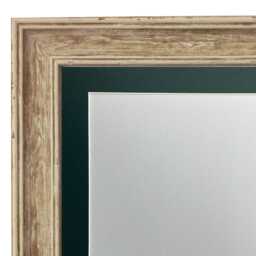 Scandi Distressed Wood Photo Frame Dark Green Mount - thumbnail 2