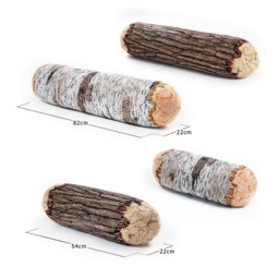 Tree Log Bolster Pillow Set Of Four - Free Shipping World-Wide - thumbnail 4