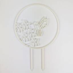 Hummingbird Trellis - Wood Plant Houseplant Stake Hoya Support - thumbnail 3