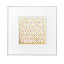 Flower Wall Sculpture, Minimalist Art, Wall Art D??cor, Luxury Decoration, Flower Accents, 50x50 cm - thumbnail 2
