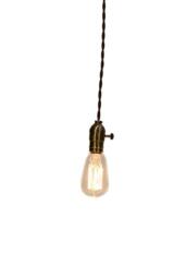 Vintage Industrial - Economy Minimalist Bare Bulb Pendant Light - thumbnail 3