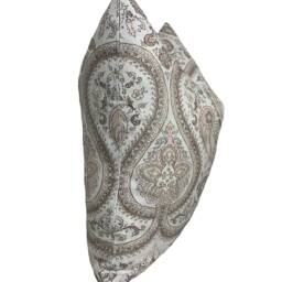 Schumacher Paisley Court Neutral Cushion Cover Pillow Double Sided - thumbnail 2