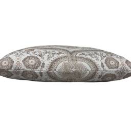 Schumacher Paisley Court Neutral Cushion Cover Pillow Double Sided - thumbnail 3
