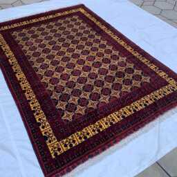 8x12 Handwoven Afghan Yousafi Wool Rug - Large Area Soft - thumbnail 3