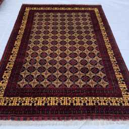 8x12 Handwoven Afghan Yousafi Wool Rug - Large Area Soft - thumbnail 2