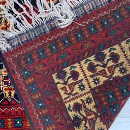 8x12 Handwoven Afghan Yousafi Wool Rug - Large Area Soft - thumbnail 4