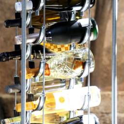 Industrial Cava - Wine Rack Side Table - thumbnail 4
