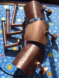 Moroccan Antique Copper Colour - Smaller Size Toilet Paper Roll Holder Wall Mounted - Various