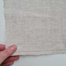 Hemp Linen Seat Cushion For Chair With Ties Filled Organic Hemp Fiber in Natural Non Dyed Linen Fabric Chair Cushion Pillow - thumbnail 4