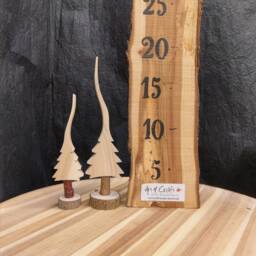 Blank Christmas Tree Natural Wood 3 Sizes Individually Or Set - Selection, For Painting, Handmade, Unique, Diy, Joy - thumbnail 3