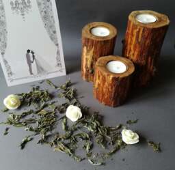 Rustic Candle Holders. Wooden Candlesticks. Wood Candle Holder. Holder.wood Tealight Holder.wooden Candleholder.wood Tea Light