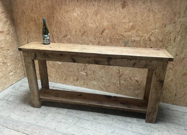 Industrial Up-Cycled Console Table/Sideboard. - For Delivery Charge Info See Description - image 1