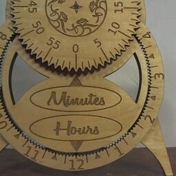 Digital File Desktop Clock Files To Cut Your Own On Laser. 1/8 - thumbnail 2