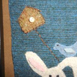 Hippity Hoppity Bunny Wall Hanging - thumbnail 3
