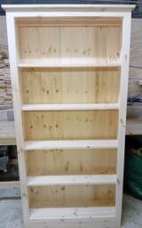 6Ft Tall Bookcase Book Shelf Display Any Size Made.delivery Cost Shown On The 2nd Photo - thumbnail 1