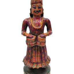 Wooden Musician, Set Of 6 Piece, Indian Rajasthani Musician, Musician Statue, Ancient Art, Museum Grade Sculpture, Musical Instrument - thumbnail 4