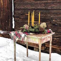 Pure Beeswax Hand Dipped Taper Candles, 2 Pairs Of 100% , Advent, Christmas Table - thumbnail 3