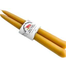 Pure Beeswax Hand Dipped Taper Candles, 2 Pairs Of 100% , Advent, Christmas Table - thumbnail 2