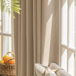 Shona Blackout Curtain, 4 Colors, Room Darkening Thermal Custom Curtain Panel, For Bedroom & Livinroom, 1Pc - thumbnail 3