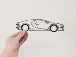 Luxury Hypercar - Plastic Line Style Sculpture Home Decoration/Decor Wall Art Gift Black Printinghive - thumbnail 1