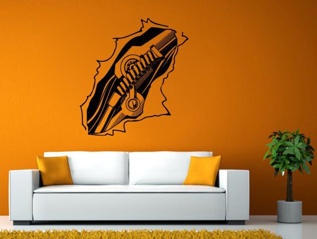 Mechanical Machine Technology Mechanism System Diy Wall Stickers Decals Vinyl Mural Decor Art L2148 - image 1